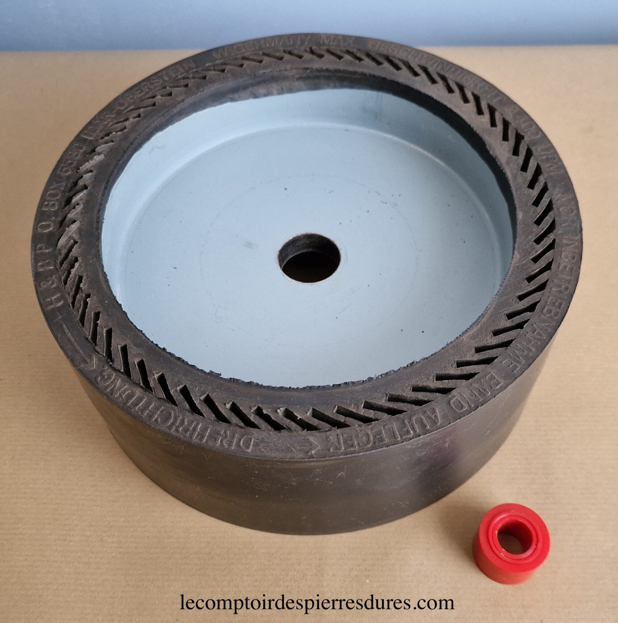 Roue Lapidaire Diamantée Grain 240/600/3000 - 3 Disques 6 Pouces Pour Polissage Pierres, Neuve